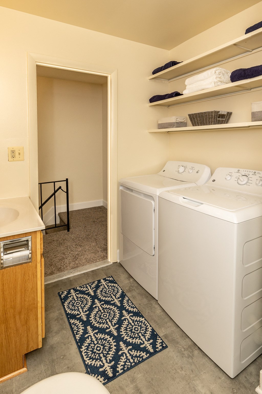 Laundry Room at Seven Oaks Townhomes, Edgewood, Maryland, 21040