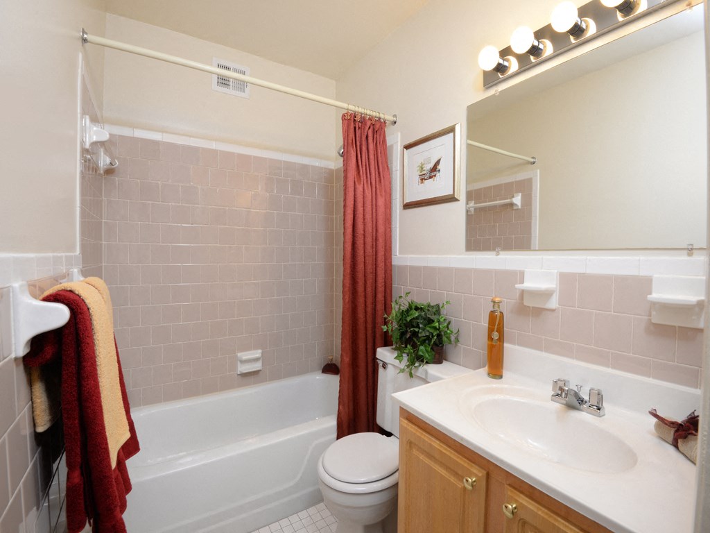 Bathroom at Rockdale Gardens Apartments*, Baltimore, MD