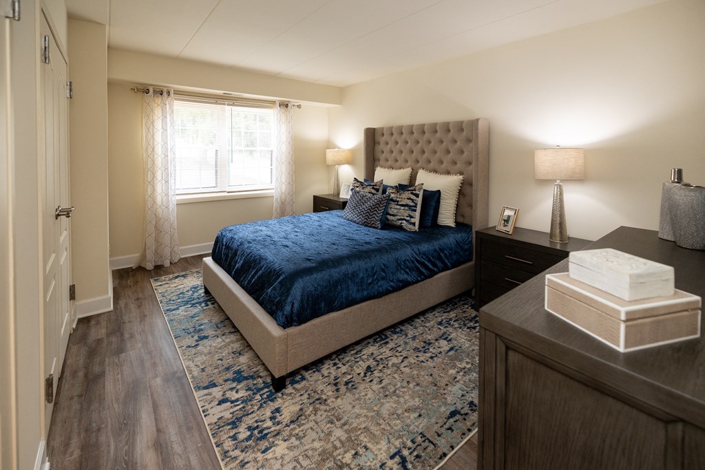 Bedroom with a bed at Ivy Hall Apartments*, Towson.
