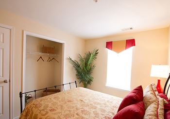Large closets in each bedroom at The Summit