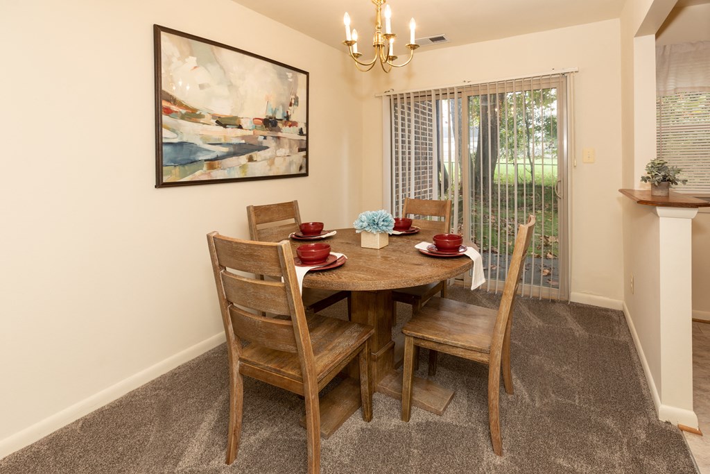 Dining Room at McDonogh Village Apartments & Townhomes, Randallstown, Maryland, 21133