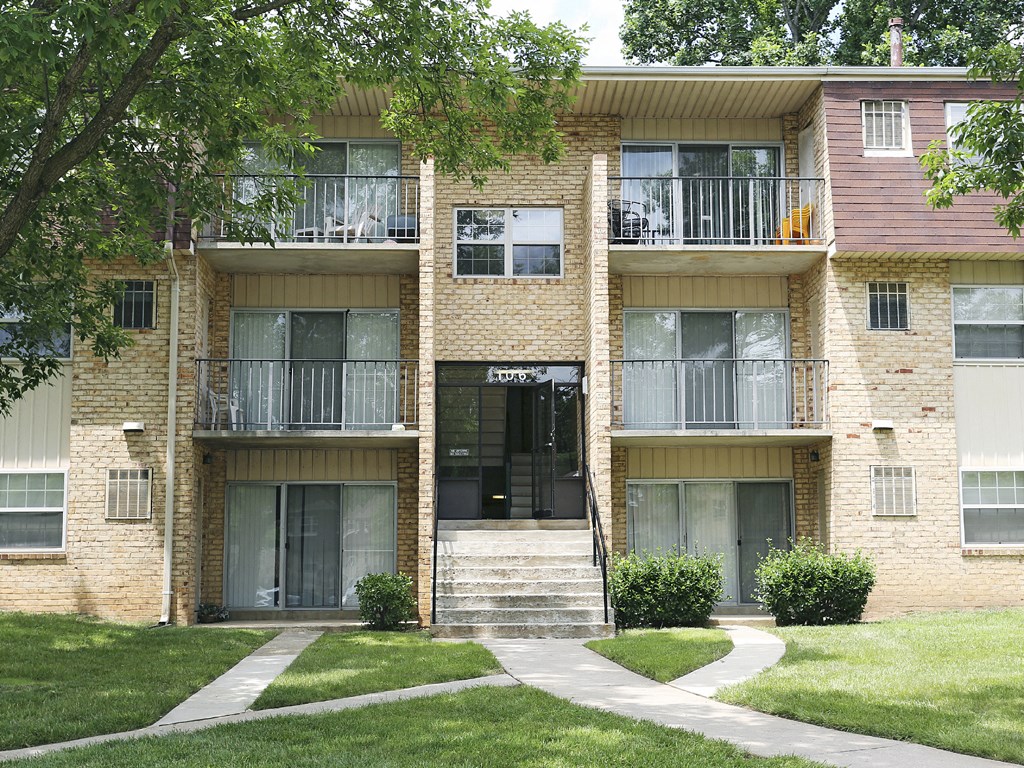 Front exterior at Village of Pine Run Apartments & Townhomes*, Baltimore, MD