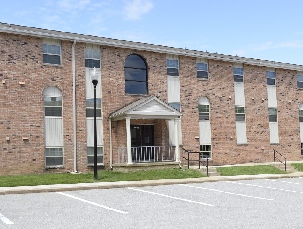Building Exterior of the Apartments at Liberty Gardens Apartments, Maryland, 21244