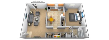 a floor plan image of the club at oak creek apartments in sheboygan, wi at Hyde Park Apartments*, Maryland