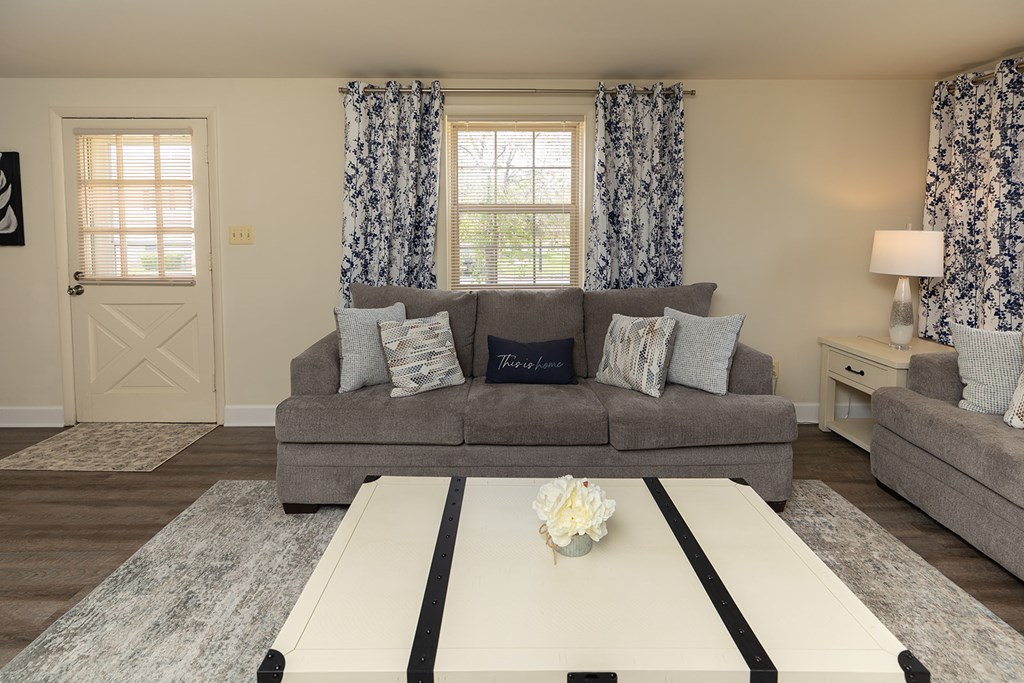 Modern Living Room at Chapel Valley Townhomes, Nottingham