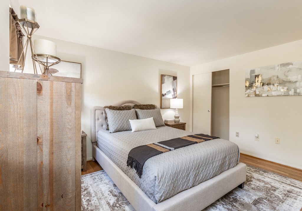 Generous master bedroom with closet at The Orchards at Severn Townhomes*, Maryland
