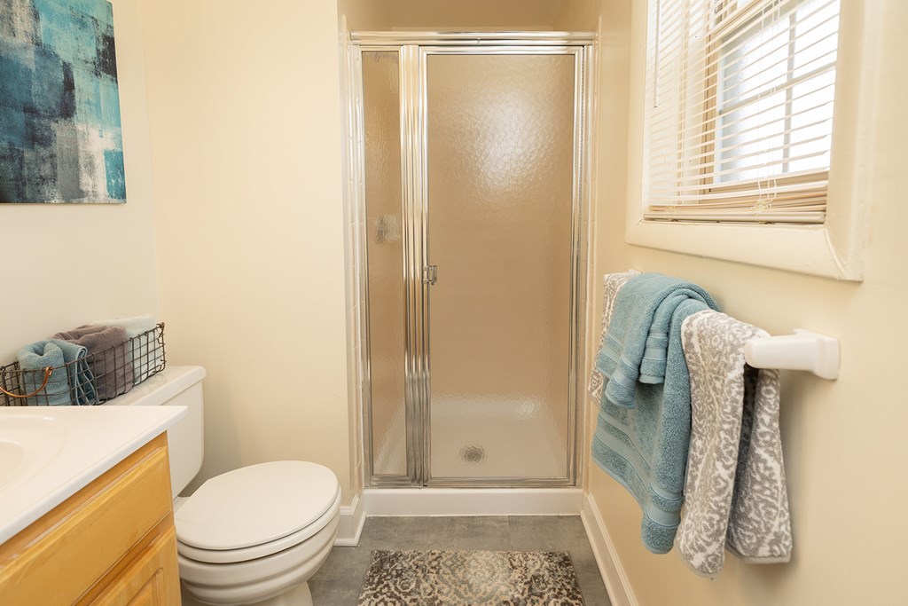 Master Bathroom at Chapel Valley Townhomes, Nottingham, MD 21236