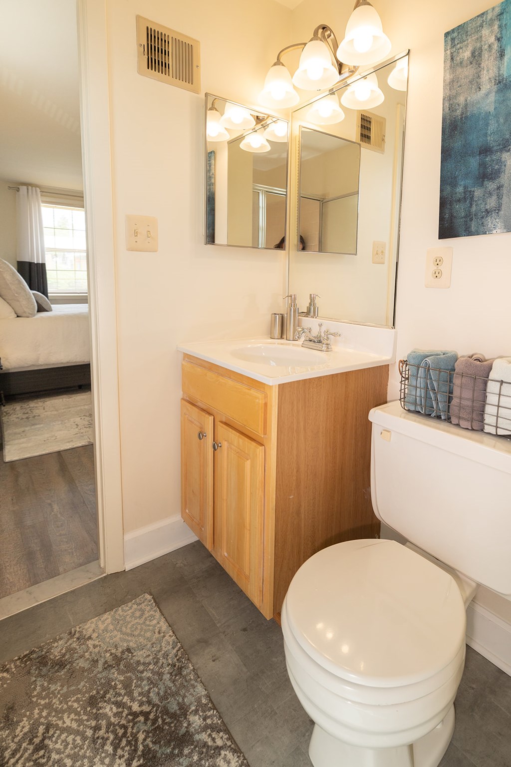 Master Bathroom at Chapel Valley Townhomes, Nottingham Maryland