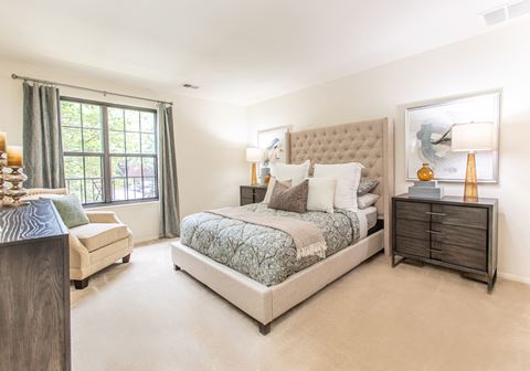 Massive master bedroom with natural light  at Brittany Apartments, Baltimore, MD, 21208