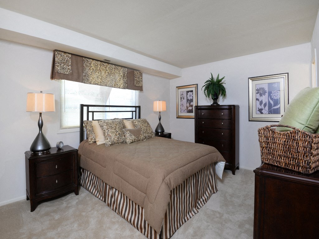 Master bedroom at Rockdale Gardens Apartments*, Baltimore, MD, 21244