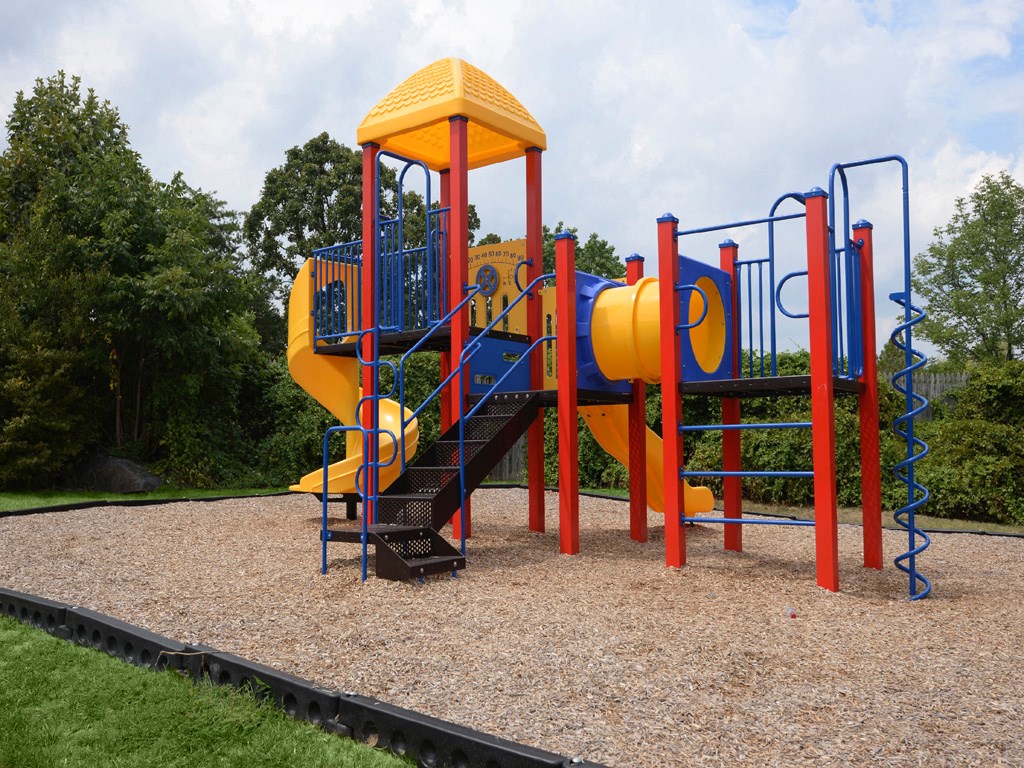 Playground area at Liberty Gardens Apartments, Baltimore, Maryland