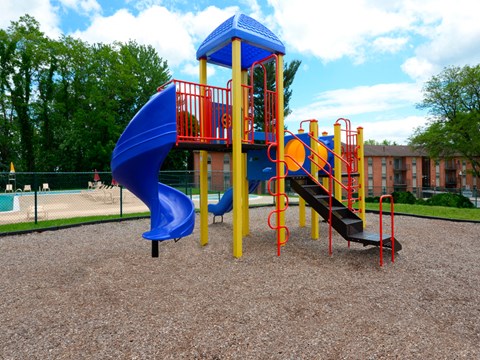 Kids Playground at Painters Mill Apartments, Randallstown, MD