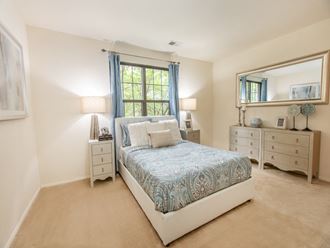 Large second bedroom with lots of closet space  at Brittany Apartments, Baltimore - Photo Gallery 2