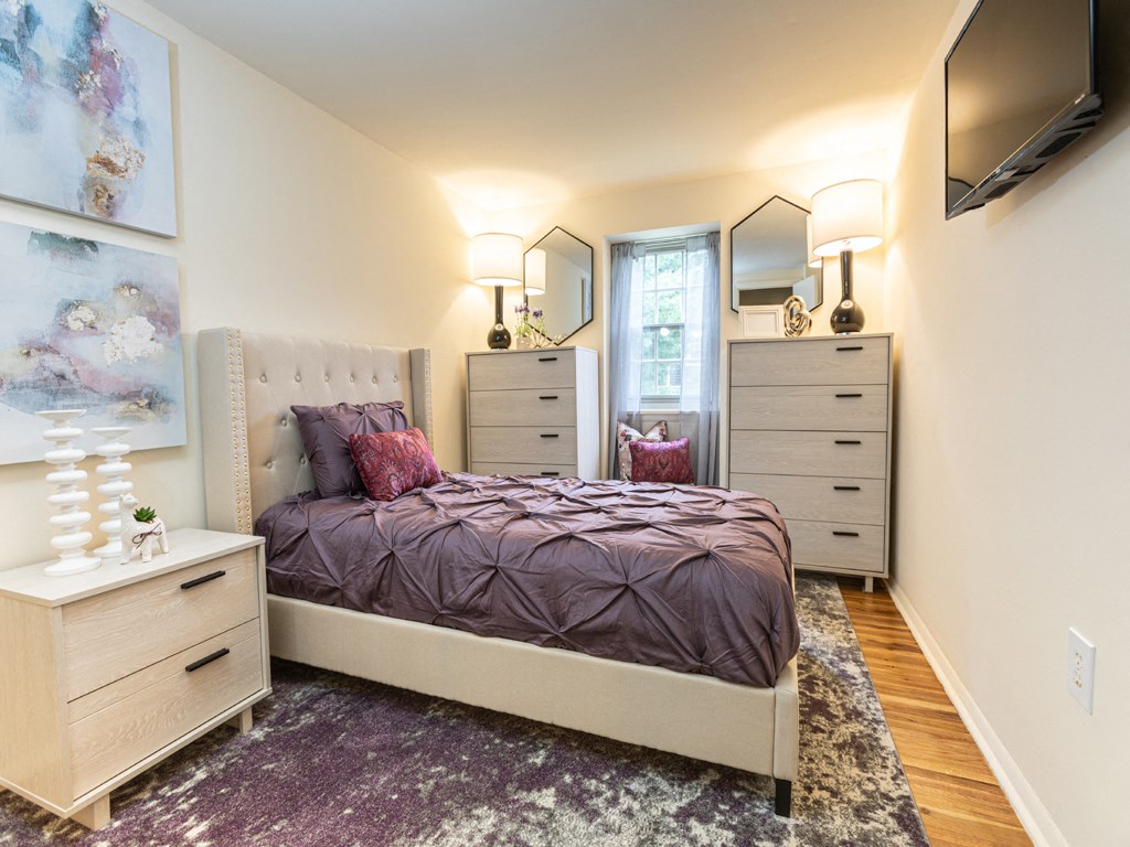 Carpeted Bedroom at Somerset Woods Townhomes, Maryland