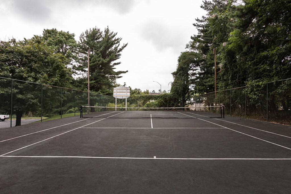 Smooth And Well Kept Tennis Court at Brittany Apartments, Baltimore, MD, 21208