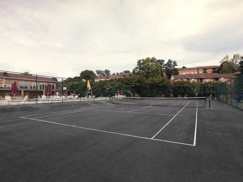 Tennis Court at Cromwell Valley Apartments, Towson, Maryland