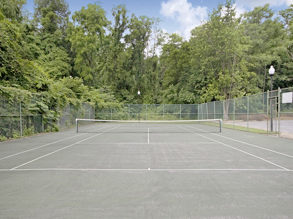 Tennis court at Painters Mill Apartments, Randallstown, MD, 21117