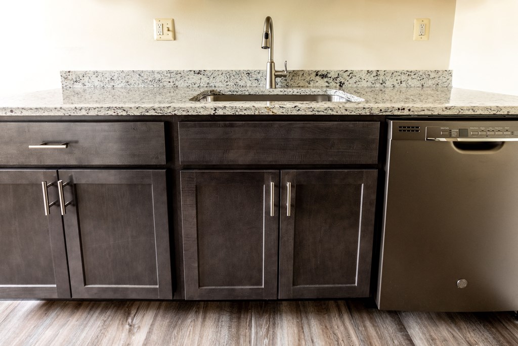 Black Sink in Kitchen at Seminary Roundtop Apartments, Lutherville, MD