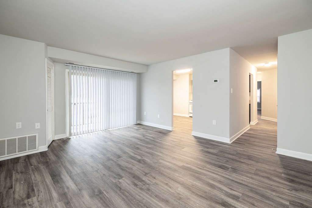 Unfurnished Living Area at Cub Hill Apartments, Baltimore, Maryland