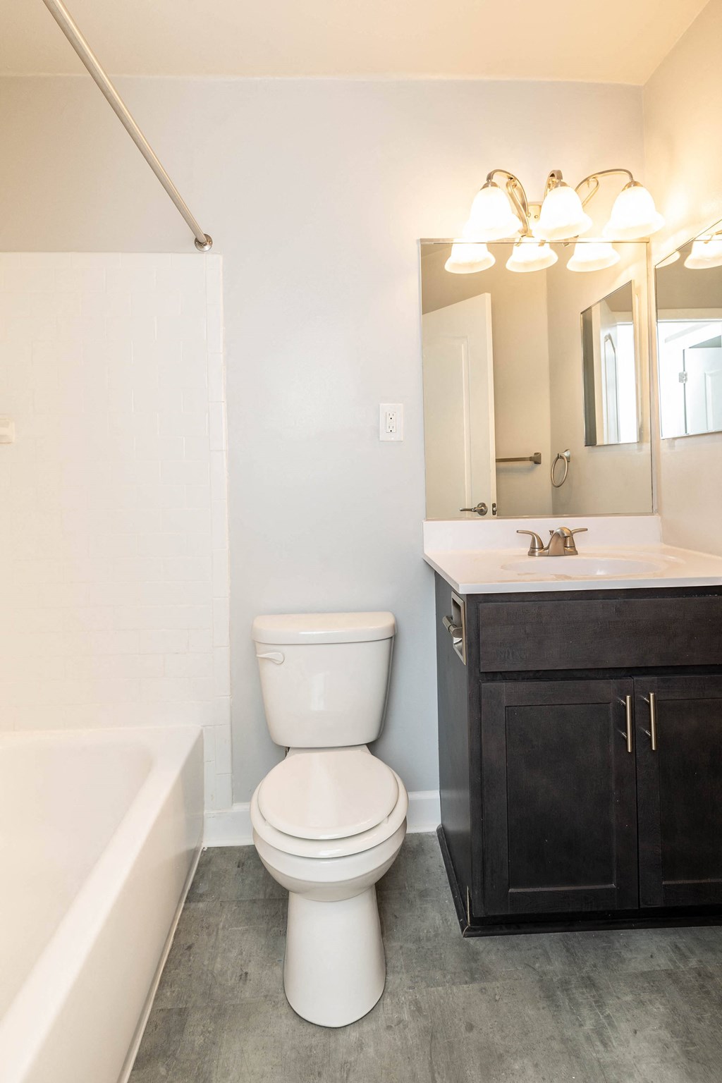 Bathroom at Cub Hill Apartments, Baltimore