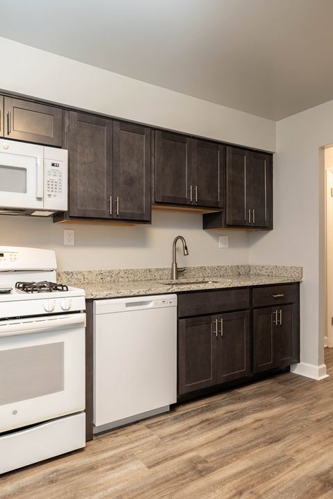 Open concept Kitchen at Cub Hill Apartments, Baltimore, MD