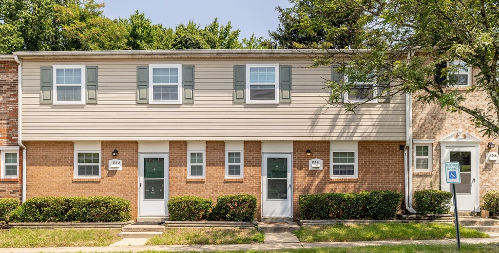 Exterior view of Clubhouse at Seven Oaks Townhomes, Edgewood, Maryland, 21040