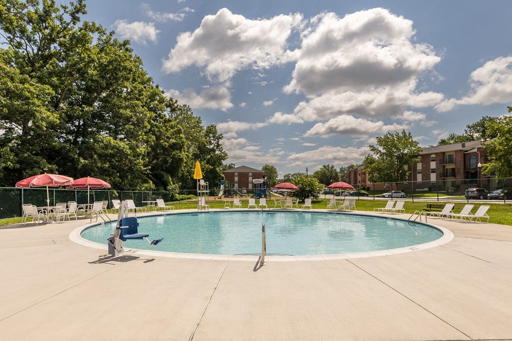 Swimming pool at Fairbrook Park, Baltimore Maryland