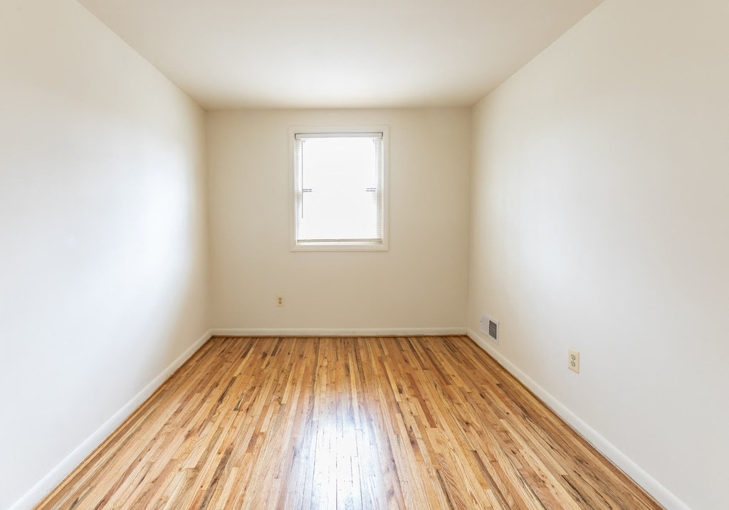 Bright bedroom at Foxridge Townhomes, Baltimore, MD