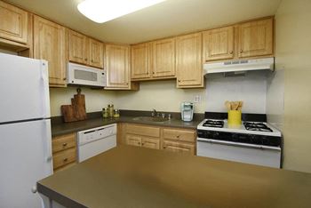 Kitchen in the 690 square foot 1 bedroom apartment at gateway at Winston Apartments, Baltimore, MD 21239