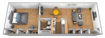 a 1 bedroom apartment at Winston Apartments, Baltimore, MD 21239