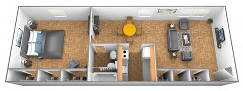 a 1 bedroom apartment at Winston Apartments, Baltimore, MD 21239