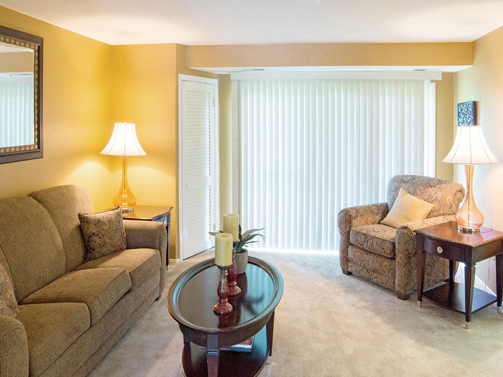 Living room at Security Park Apartments*, Maryland, 21244