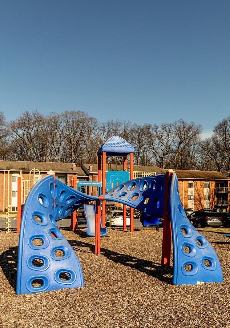 New large playground at Windsor House Apartments in Middle River, MD