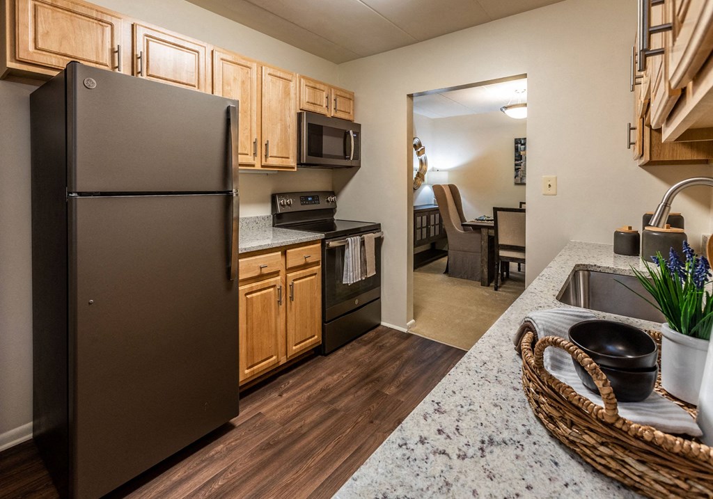 Renovated kitchens at Ivy Hall Apartments*, Towson, 21204