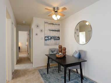 Spacious Dining/Hallway at Woodsdale Apartments, Maryland - Photo Gallery 5