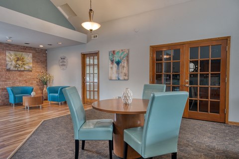Clubhouse dining area