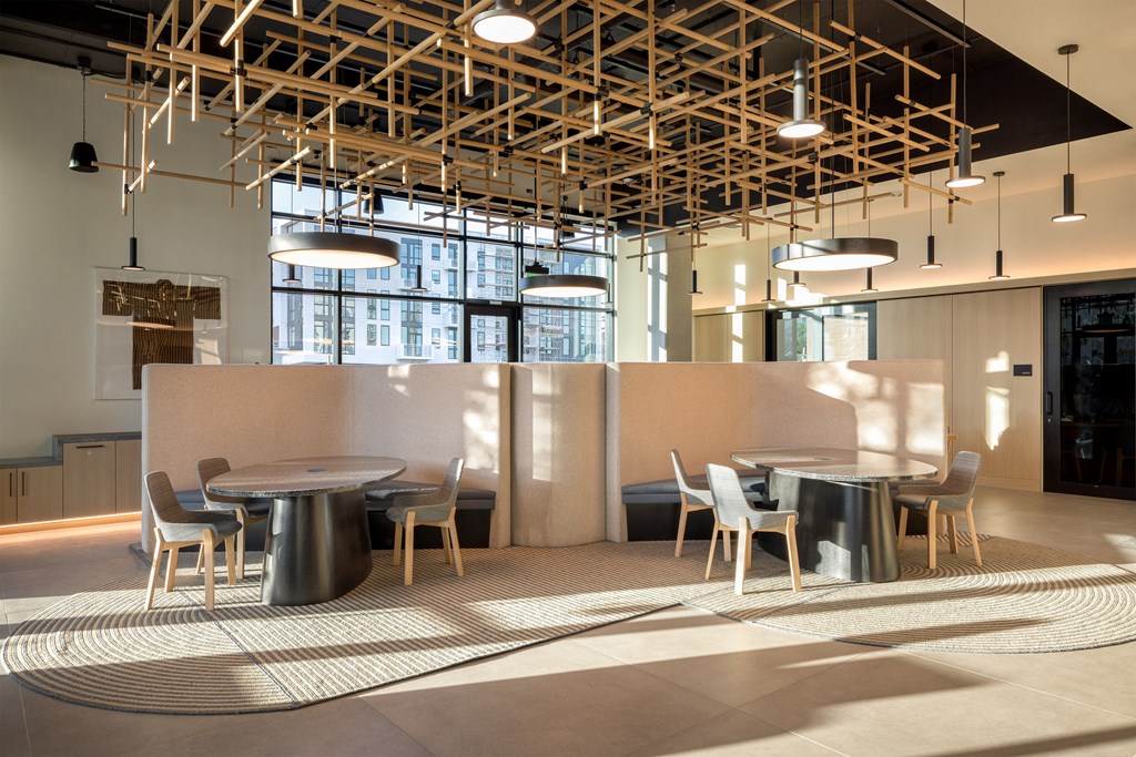 Leasing office at Sixth & Jackson apartments in San Jose.