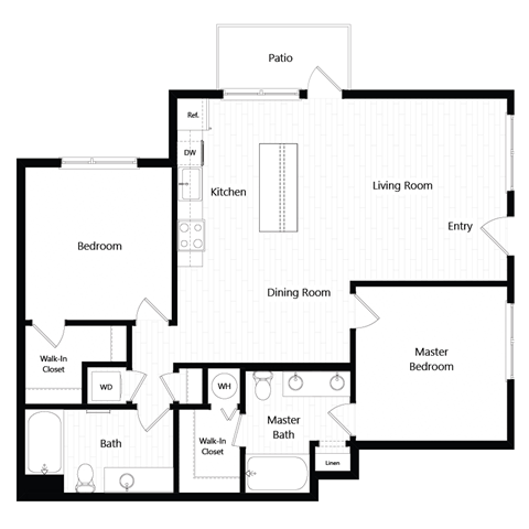 Chroma Apartments Plan 2B