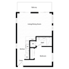 Plan CG Chroma Apartments Urban One-Bedroom