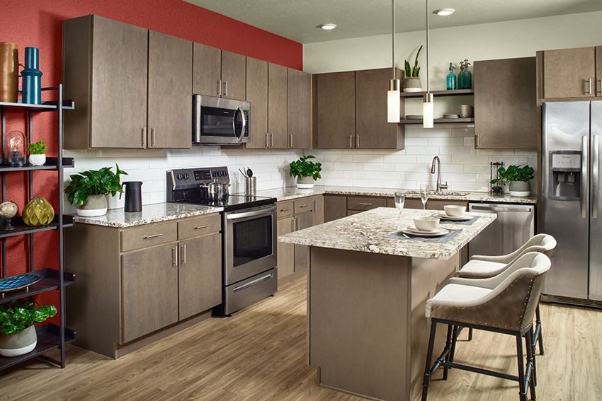 Chroma: Plan 1C Kitchen chroma apartments highlands ranch colorado one-bedroom - Photo Gallery