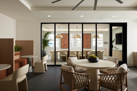 Cowork conference room amenity at City Lights at Town Center Apartments in Aliso Viejo