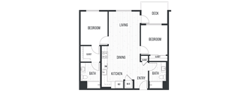 sixth and jackson apartments san jose floor plan 2A