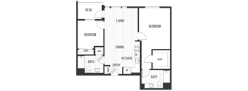 sixth and jackson apartments san jose floor plan 2F