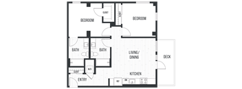 sixth and jackson apartments san jose floor plan 2H