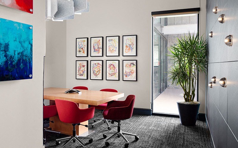 Business Center at Chroma Apartments in Highlands Ranch Colorado