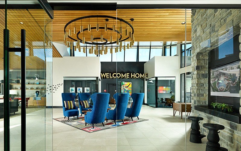 Clubhouse at Chroma Apartments in Highlands Ranch Colorado