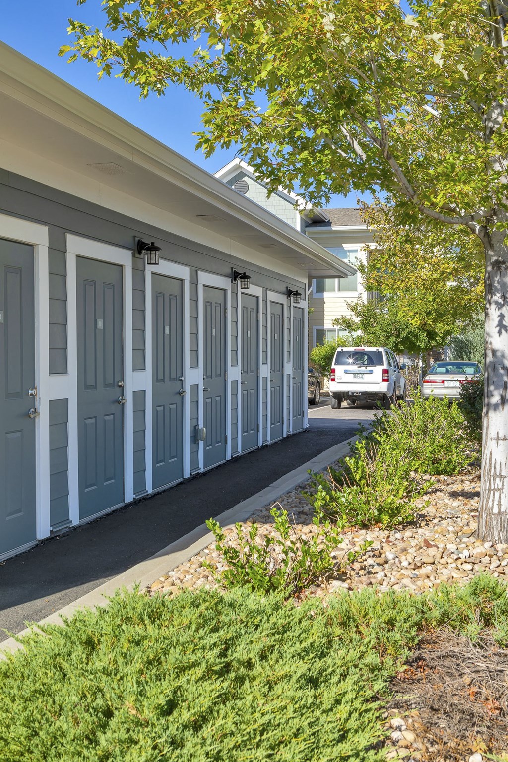 Storage units available at Lucent Blvd Apartments in Highlands Ranch