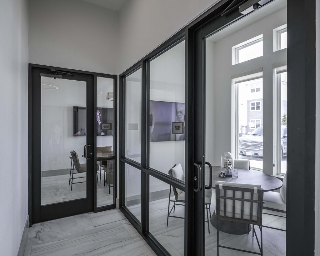 Private conference room and coworking space