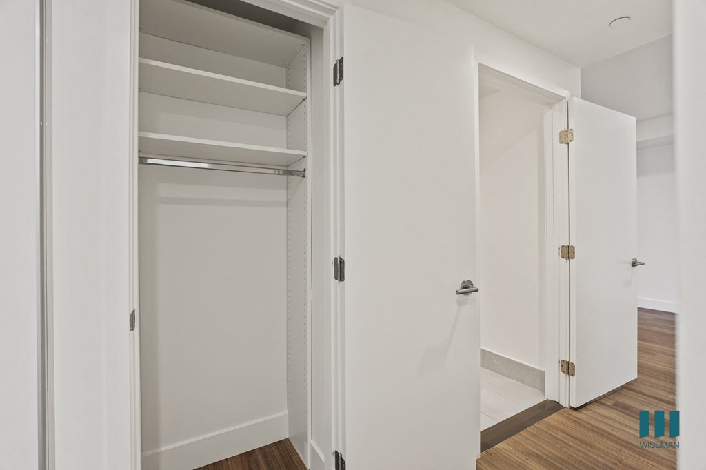 Hall Closet with Hanging Rod