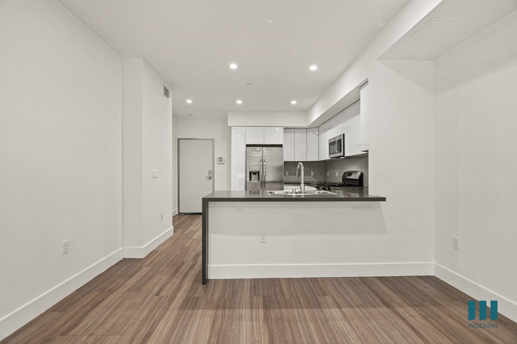 Open-Concept Kitchen with Countertop Bar